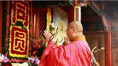 观音菩萨圣诞日 北京双泉寺举办大悲宝忏法会 观音菩萨圣诞日 北京双泉寺举办大悲宝忏法会